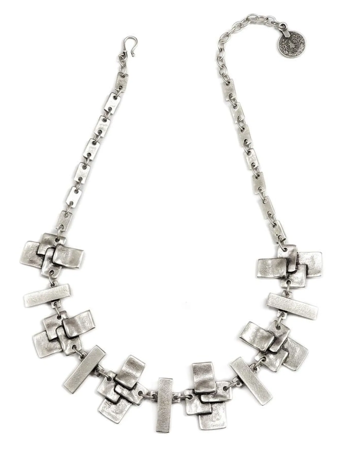 Chanour. Pewter Necklace.