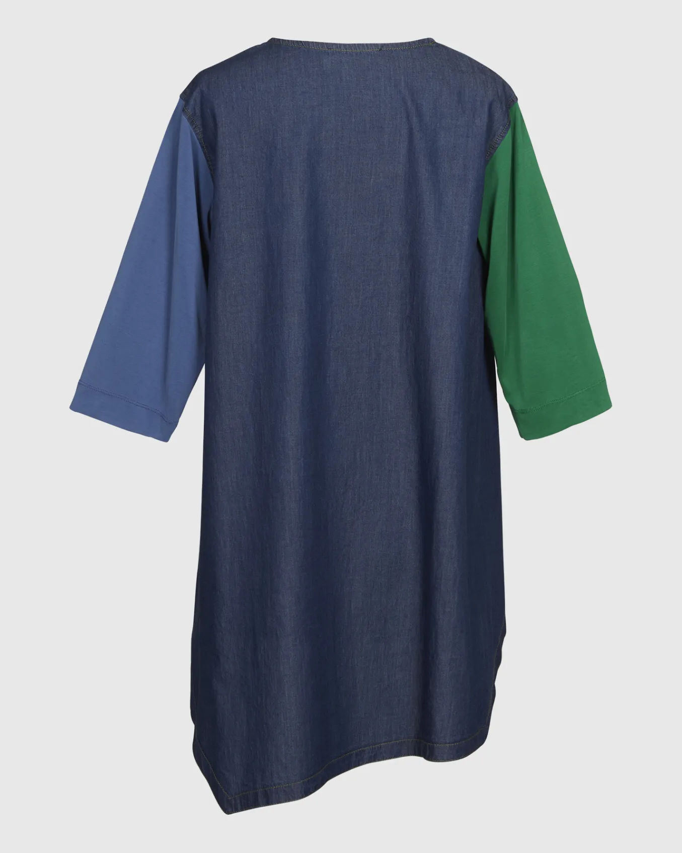 Alembika. Fresh Colorblock Hi-Lo Tunic Top.