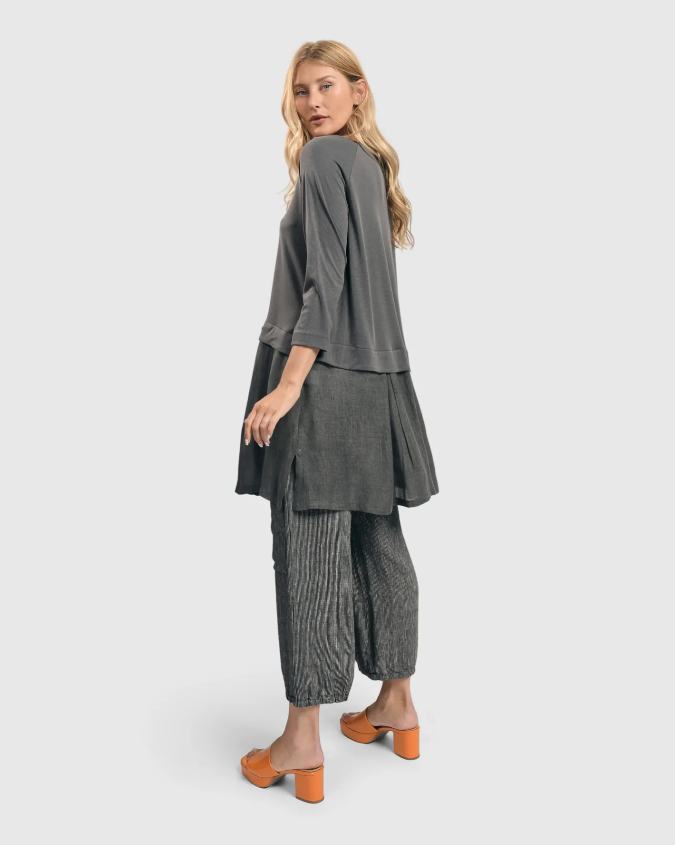 Alembika. Drop Waist Inset Tunic.