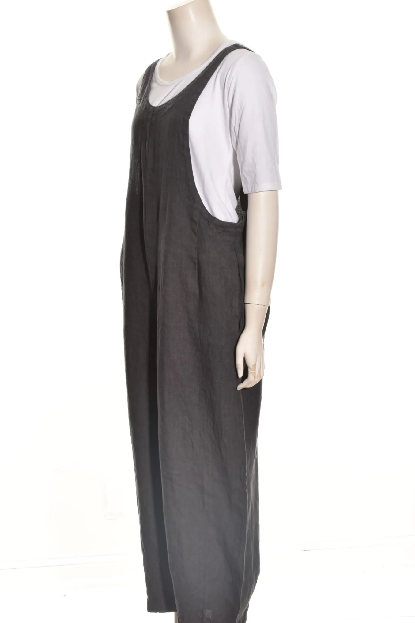 Cut Loose. Solid Linen Overall.