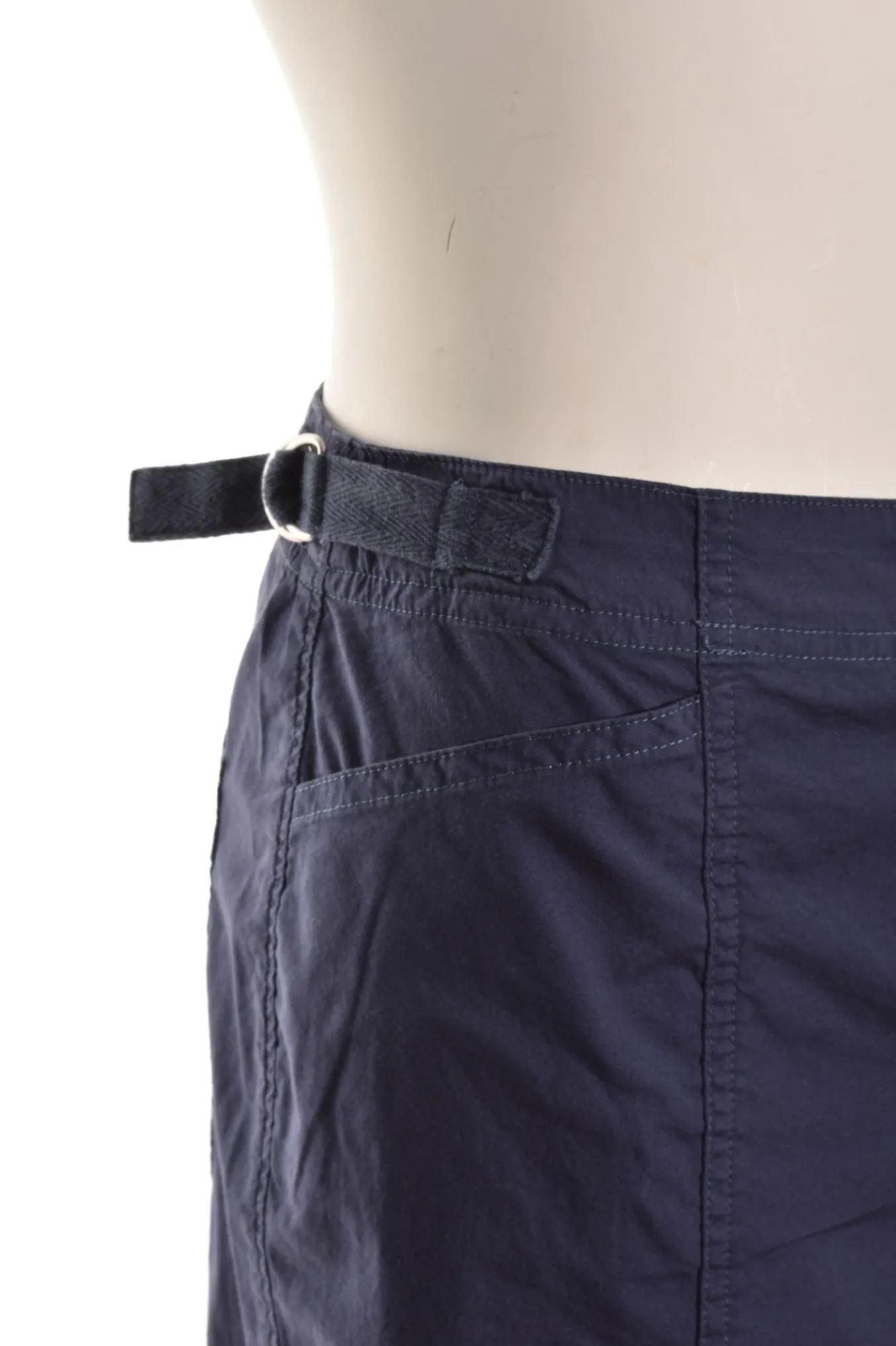 Escape. By Habitat Clothes. Salt Wash Poplin Short. **(Navy)**.