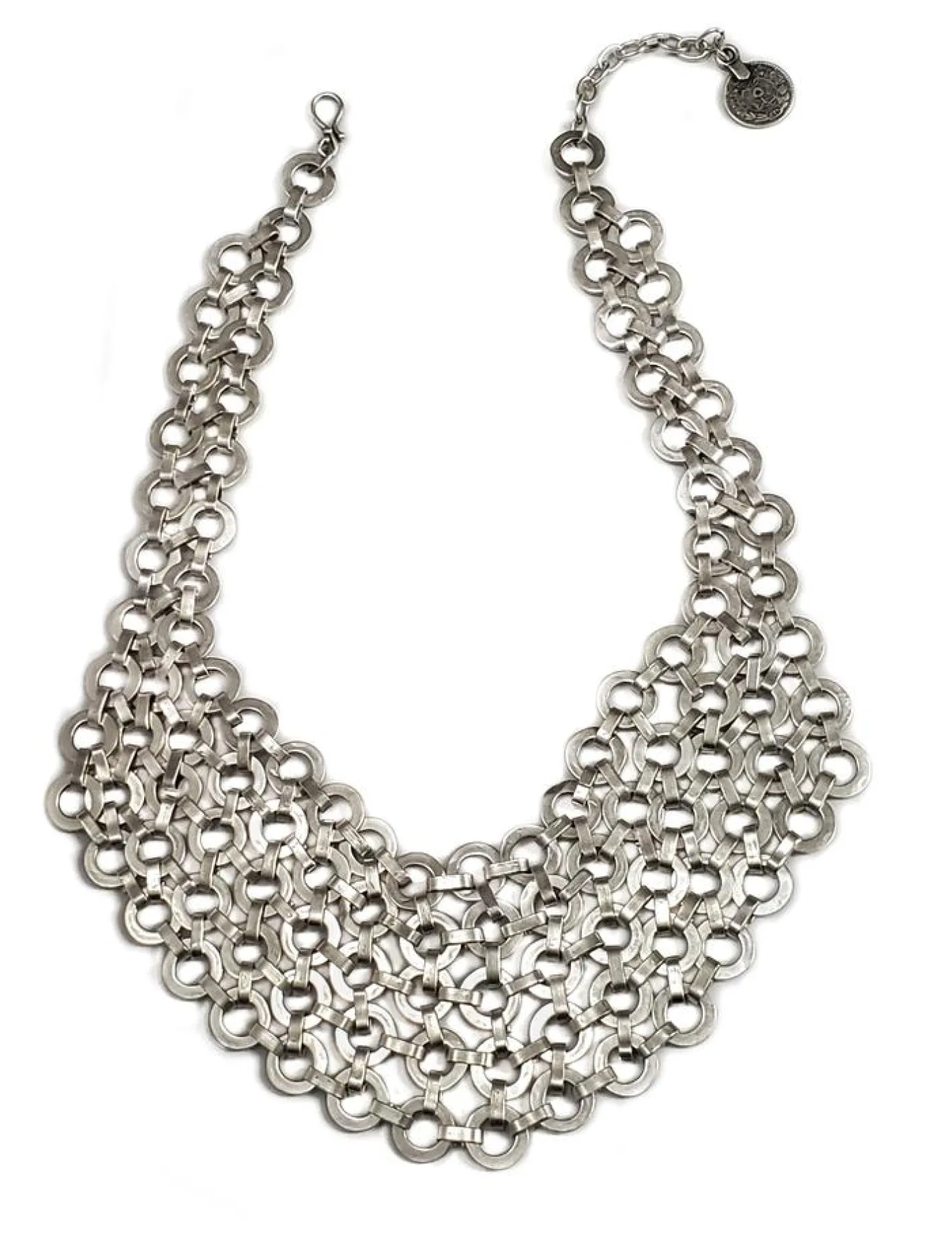Chanour Necklace. Pewter Necklace. #1562.