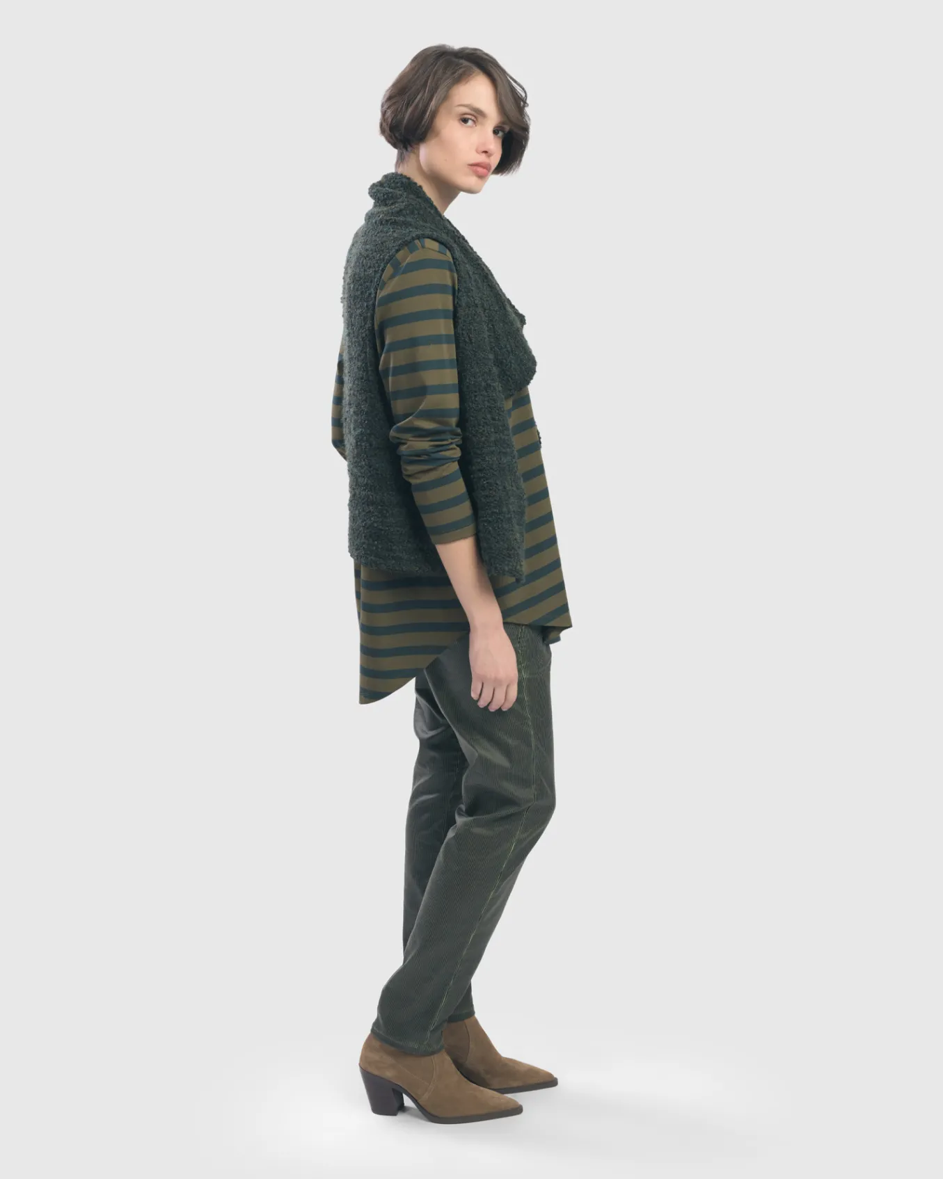 Alembika. Boucle Sweater Vest.