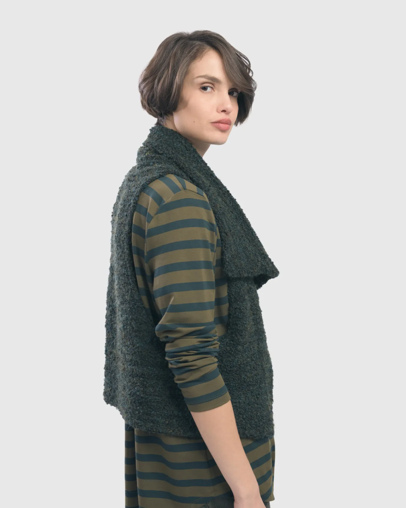 Alembika. Boucle Sweater Vest.