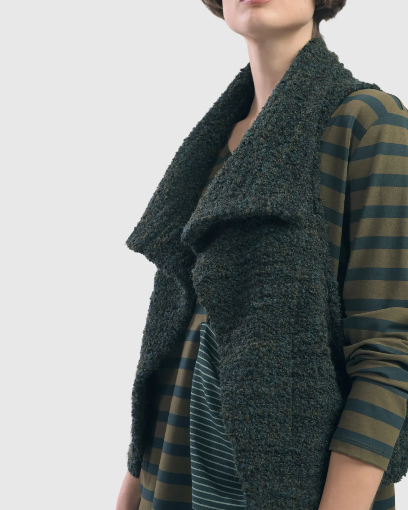 Alembika. Boucle Sweater Vest.