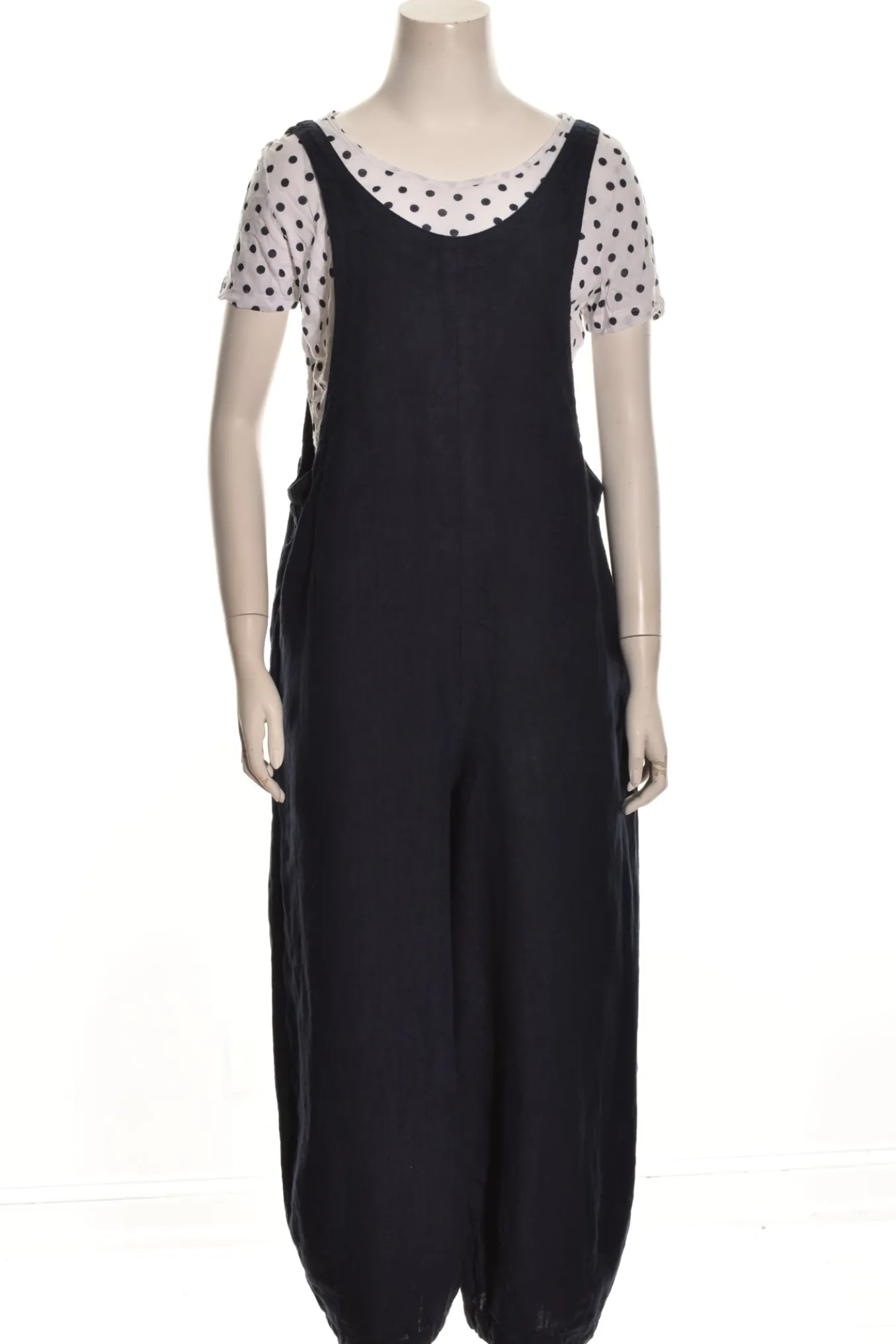 Cut Loose. Solid Linen Overall.