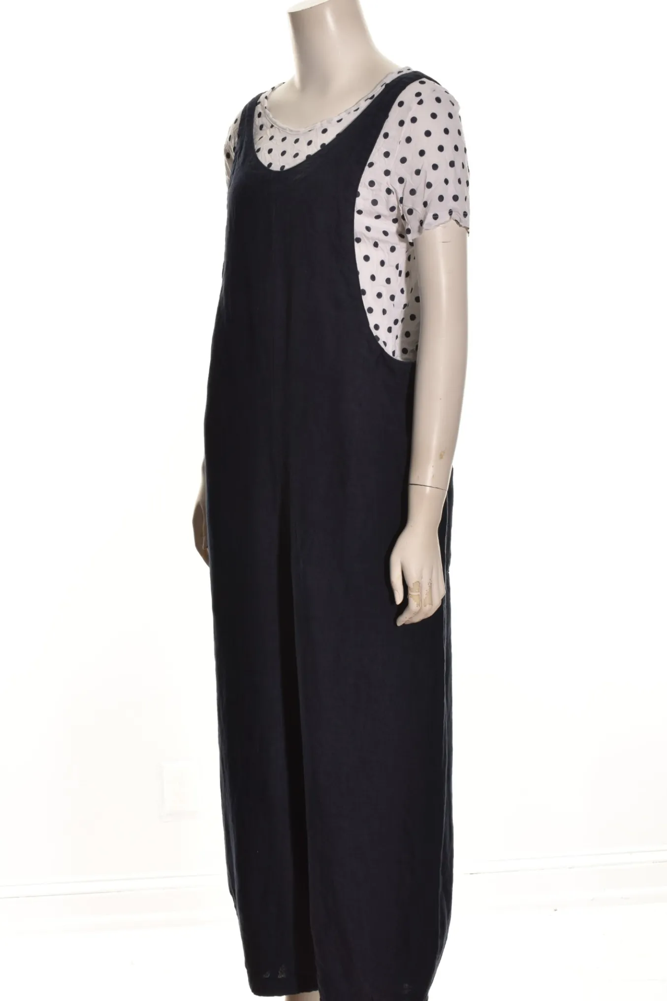 Cut Loose. Solid Linen Overall.