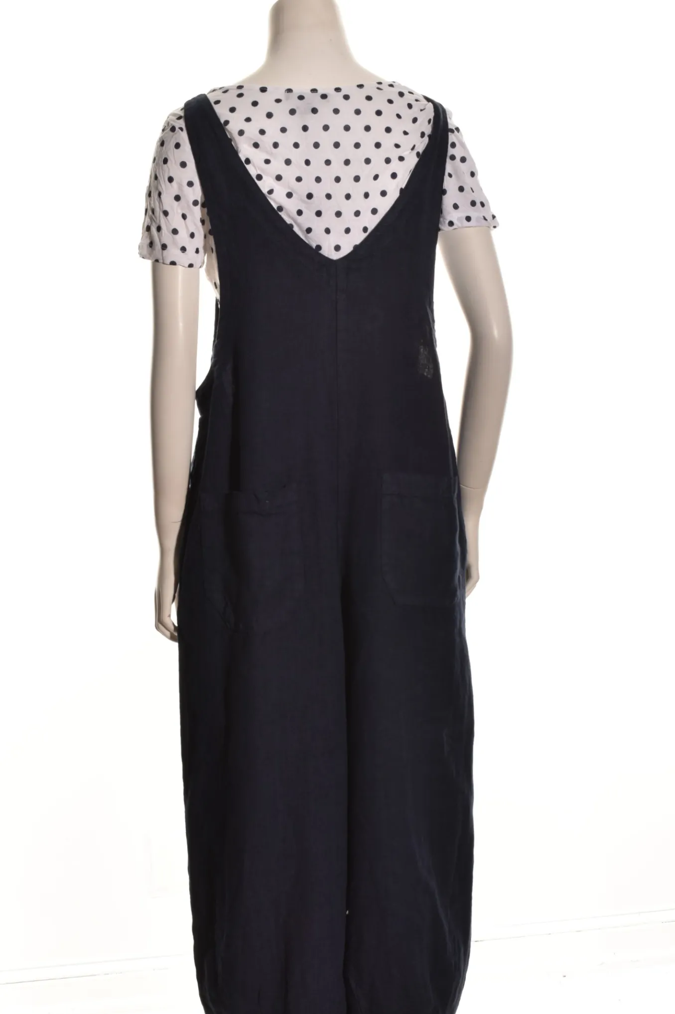 Cut Loose. Solid Linen Overall.