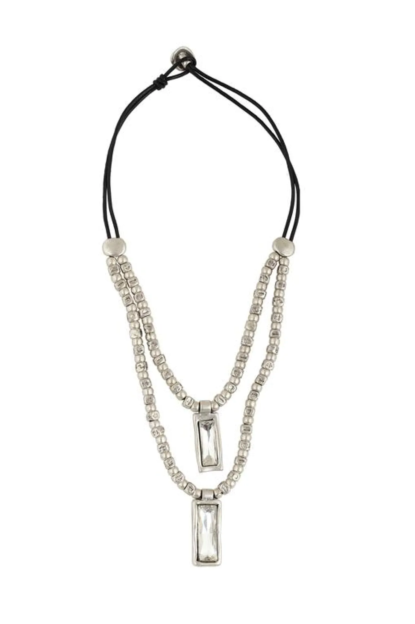Chanour. Pewter Necklace. #Nn3068.