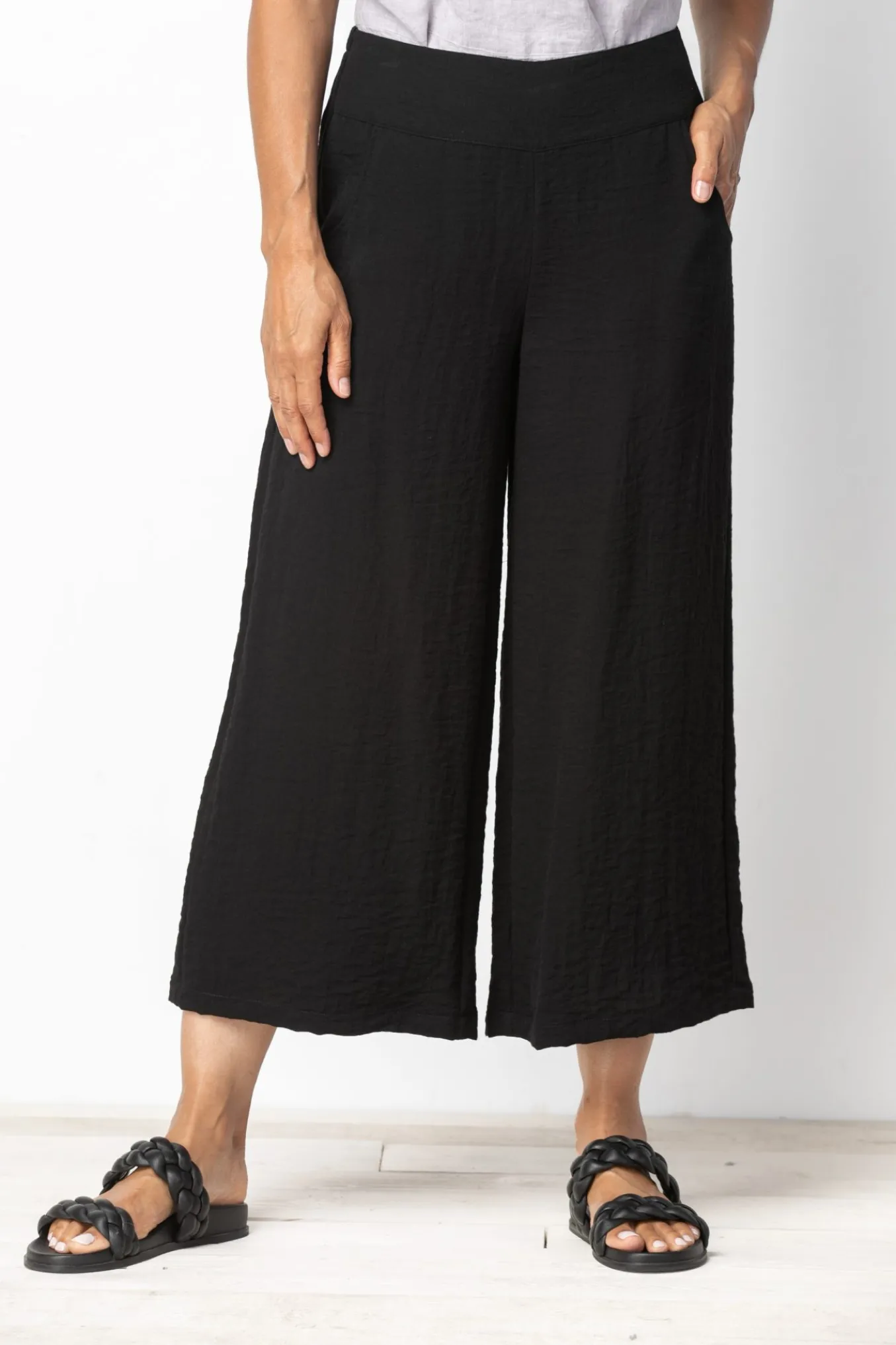 Habitat. Pucker Weave Flat Front Flood Pant.