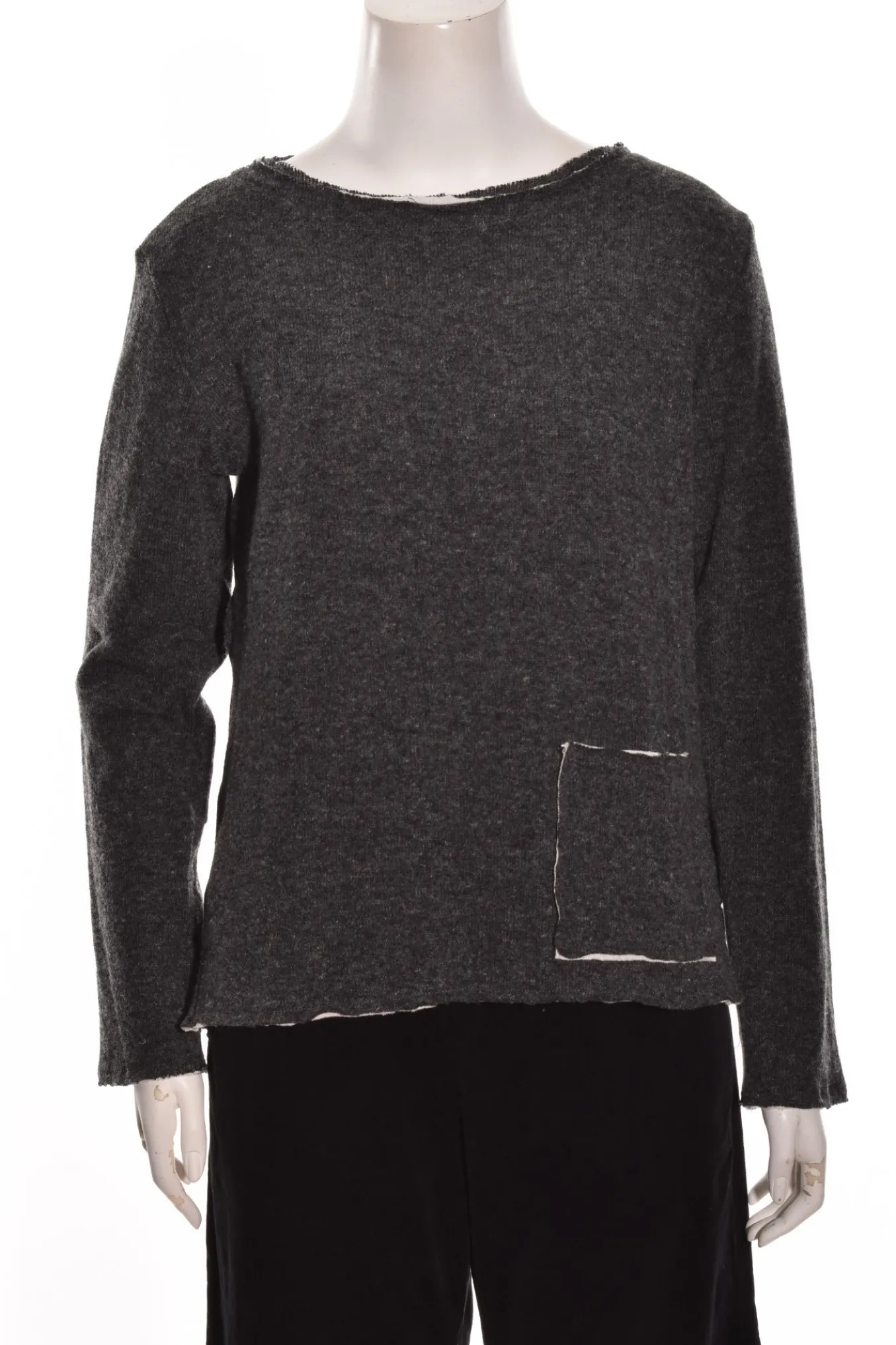 Cut Loose. Wool Blend Boxy Sweater.