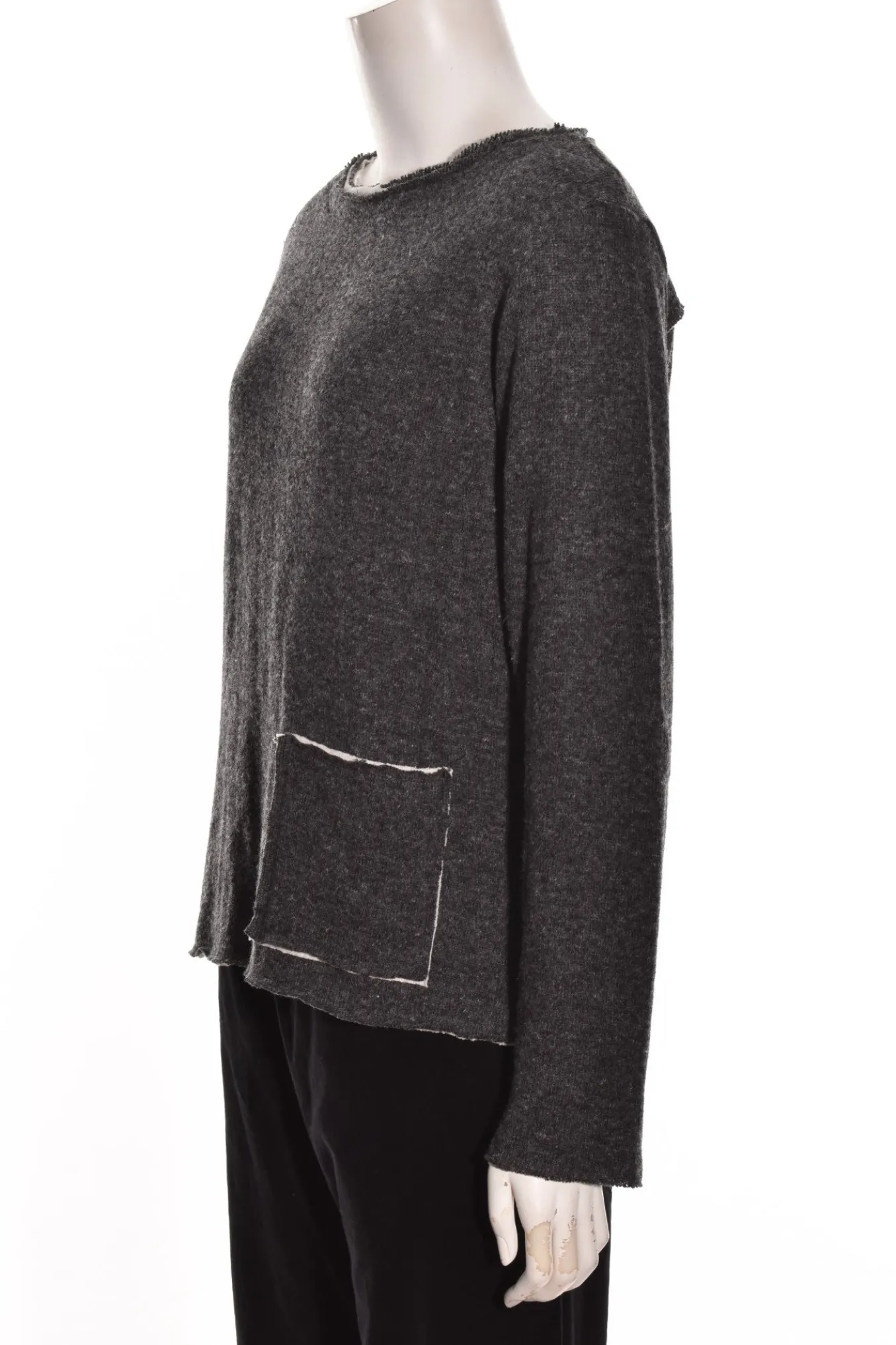 Cut Loose. Wool Blend Boxy Sweater.
