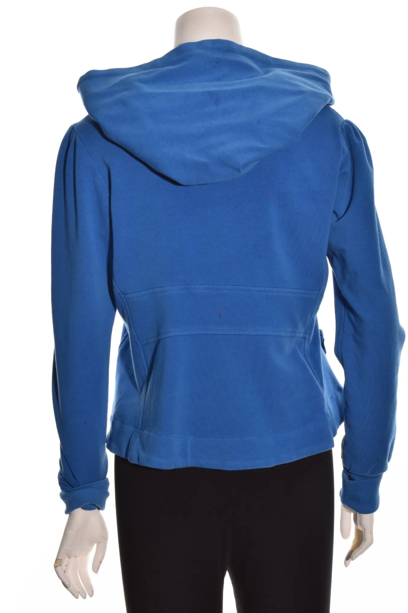 Color Me Cotton. Zip Front Short Hoodie.