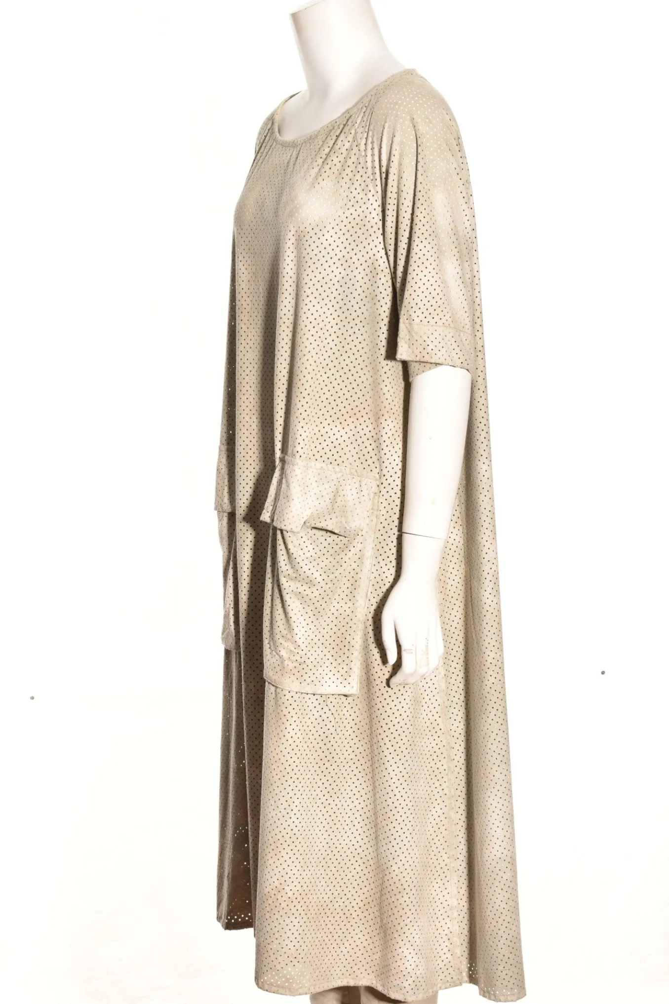 Alembika. Space Dye Eyelet Pleather Dress.