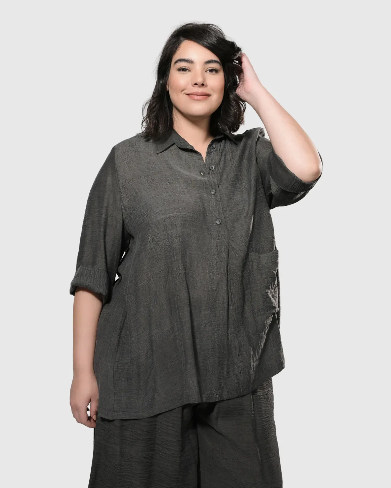 Alembika. Dana Popover Blouse.