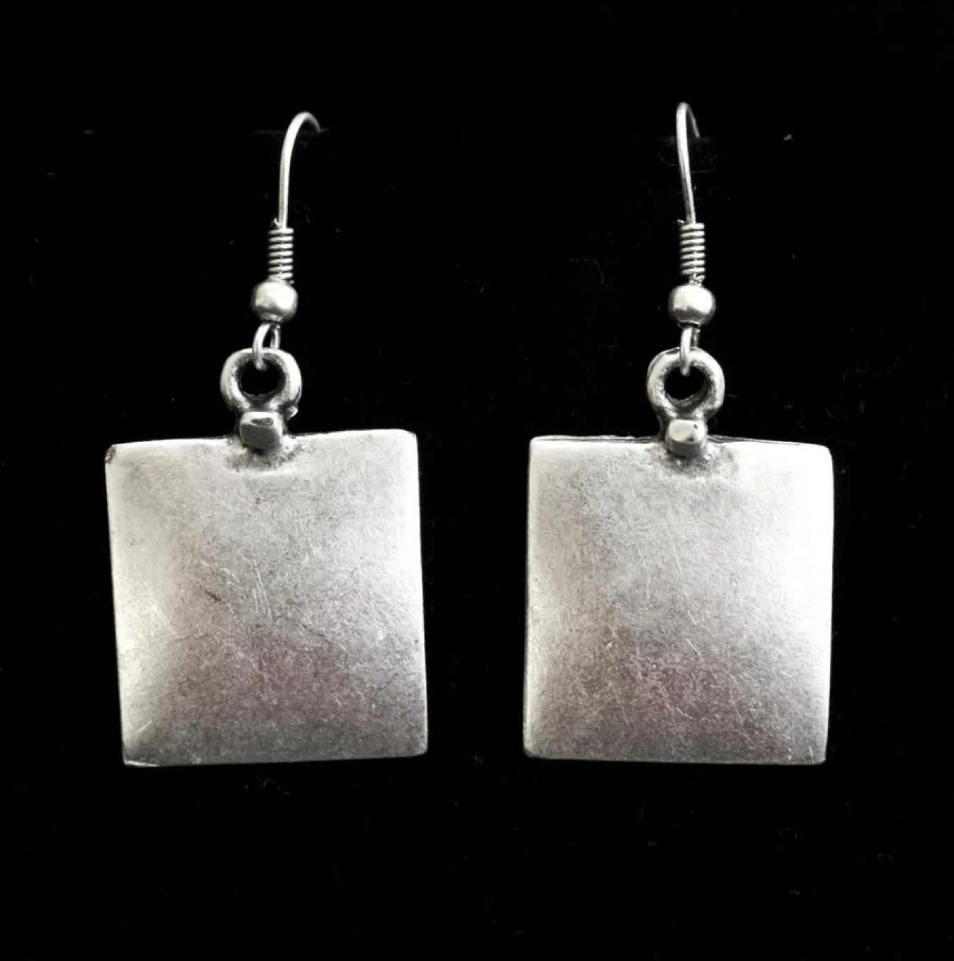 Chanour. Pewter Earrings. #4662.