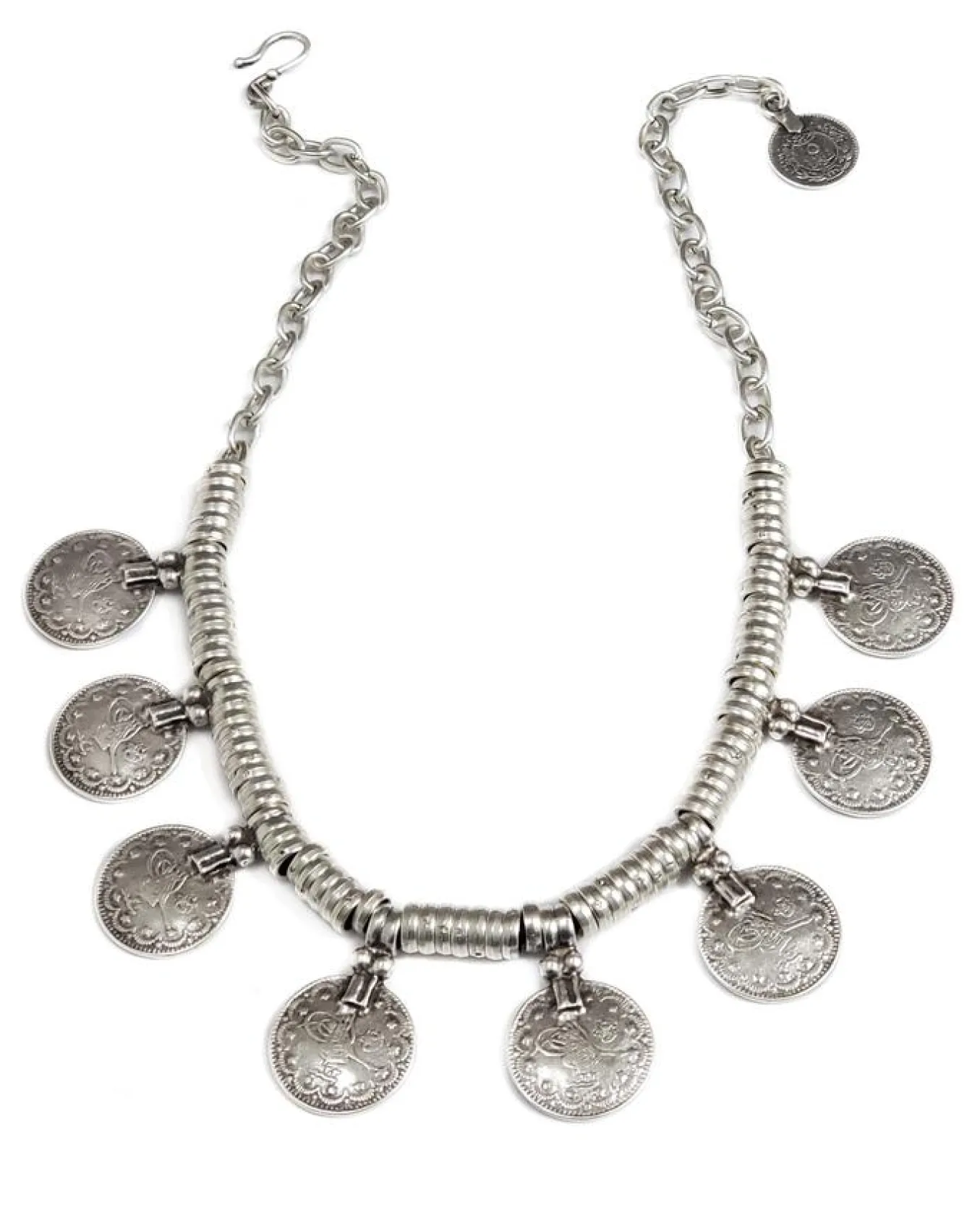 Chanour. Pewter Necklace. #1663.