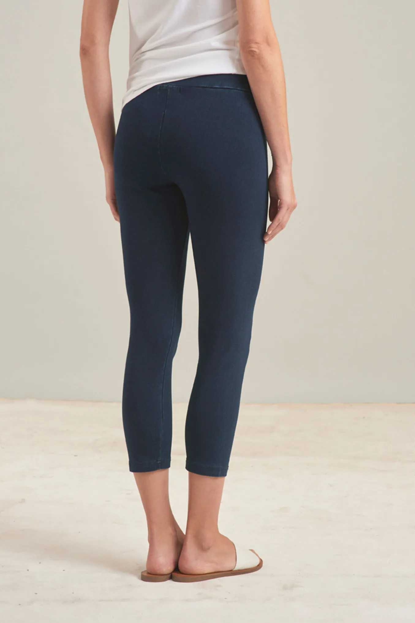 Habitat. Stone Wash Cotton Crop Pant In * *.