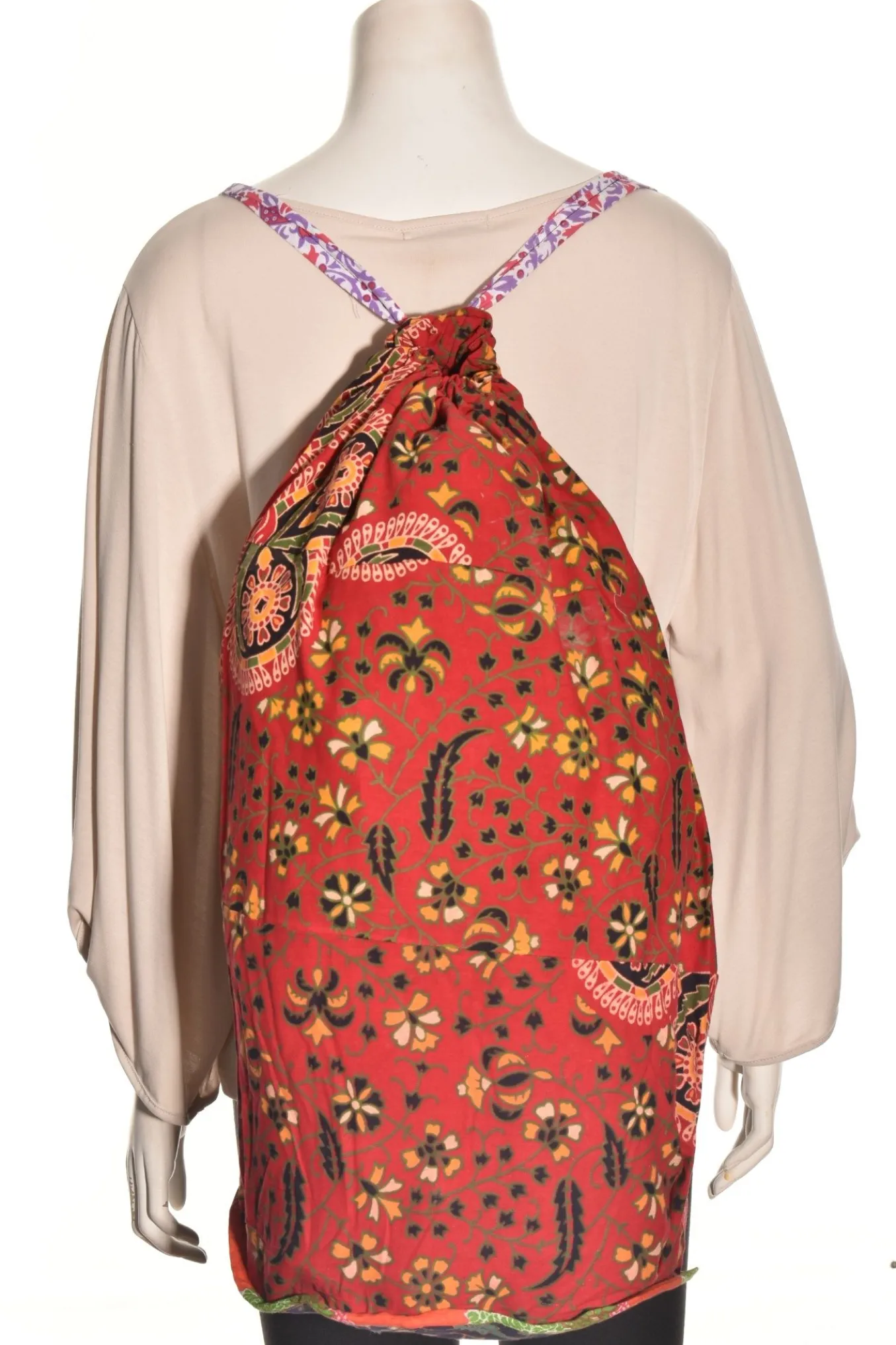 Lea's Clothing. Indian Handblock Print Backpack.