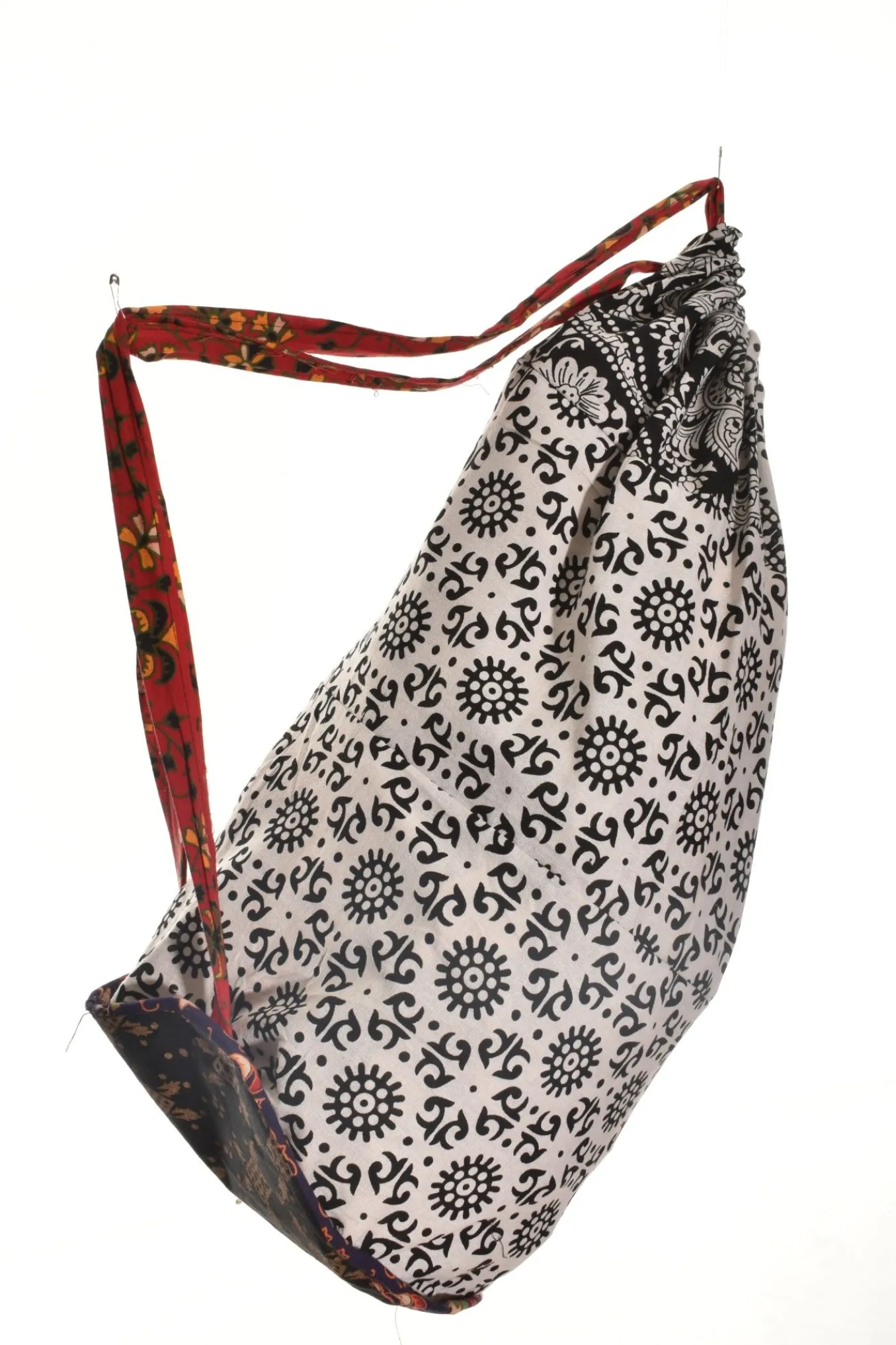 Lea's Clothing. Indian Handblock Print Backpack.