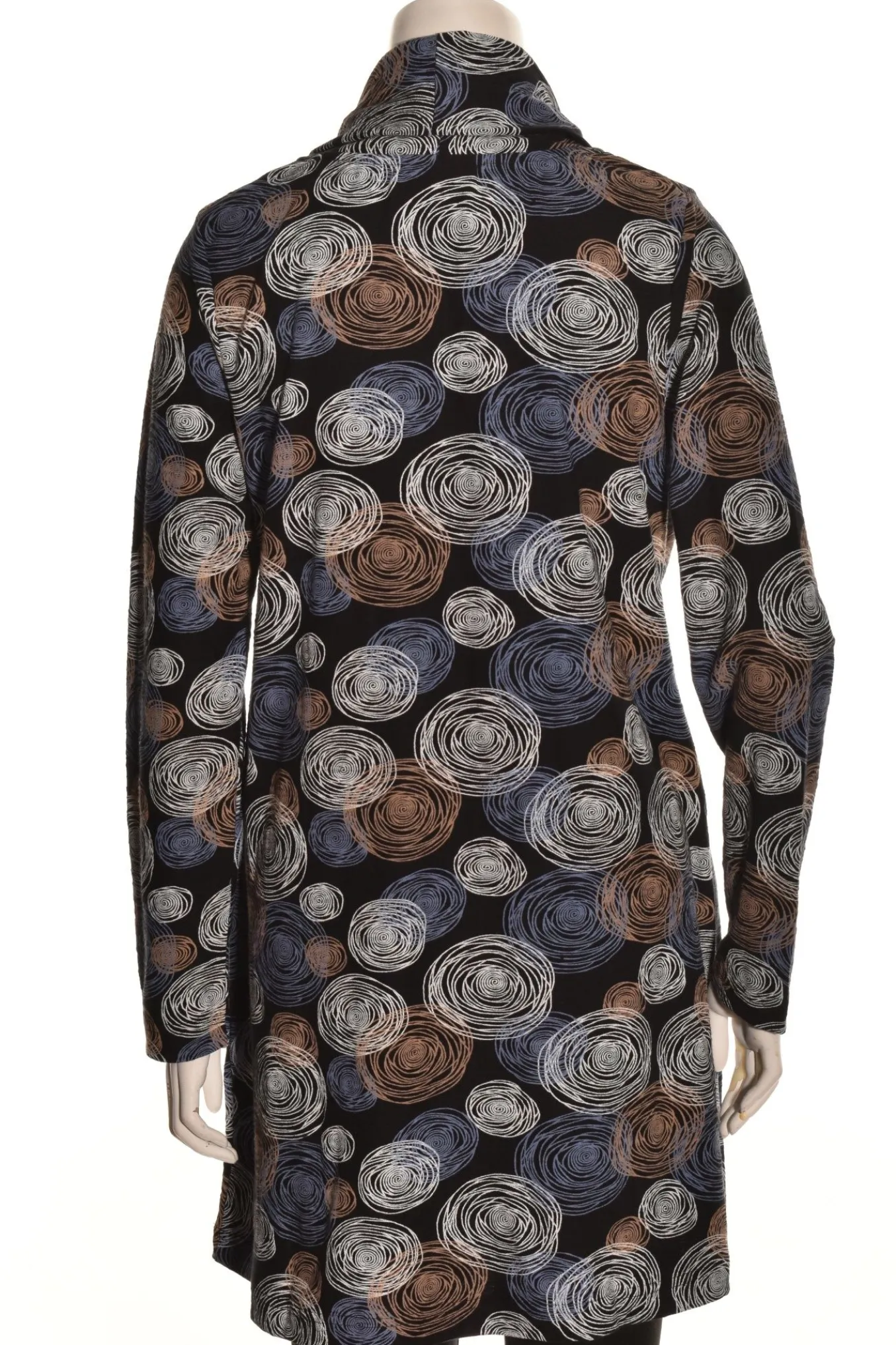 Komil. Spiral Circle Cowl Neck Tunic.