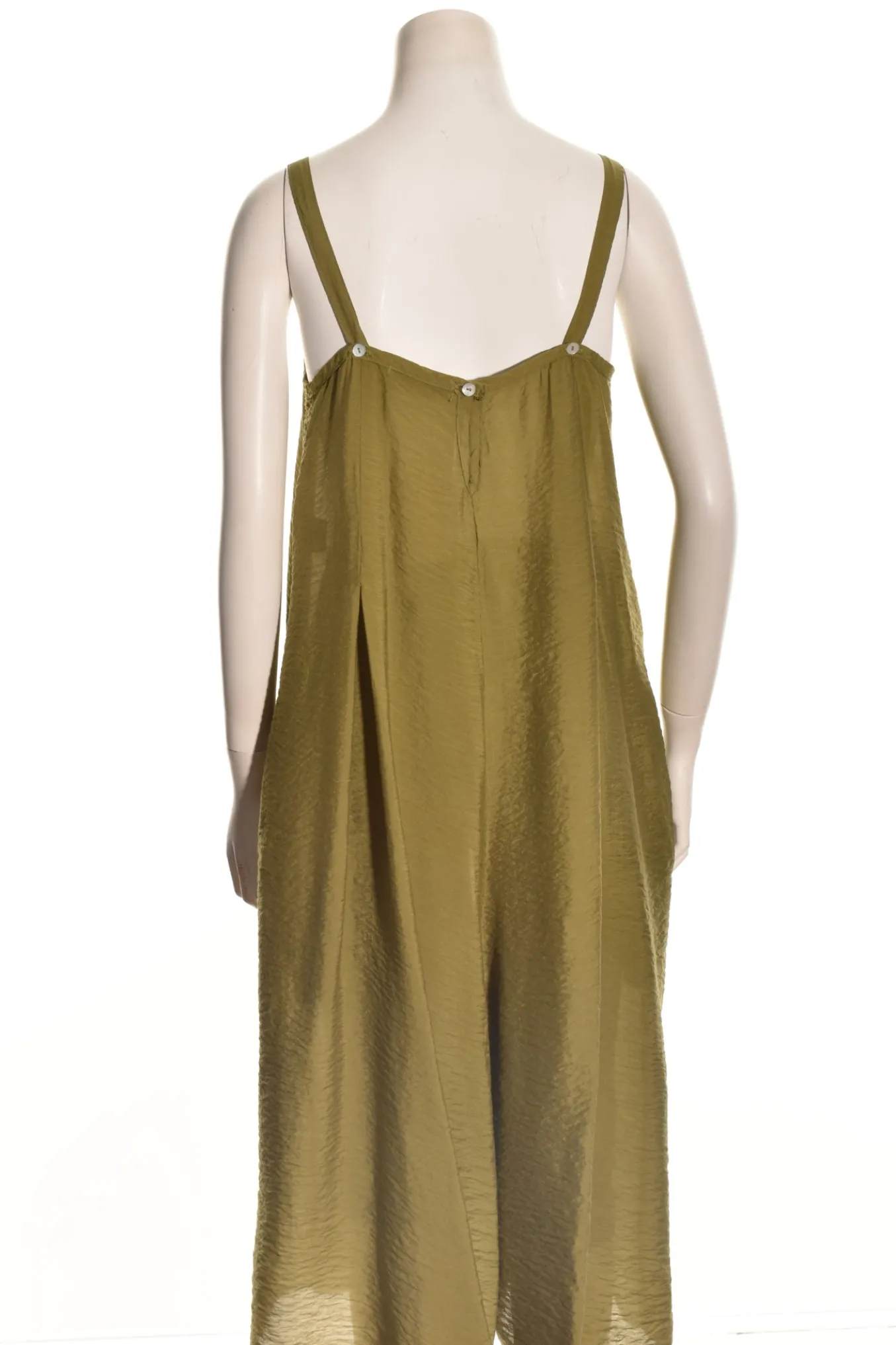 Cut Loose. Parachute Material Crop Jumpsuit.