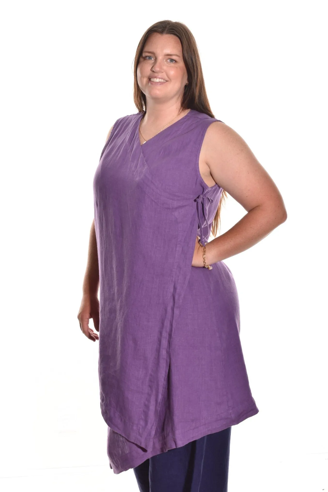 Bryn Walker. Zen Vest In Lightweight Linen.